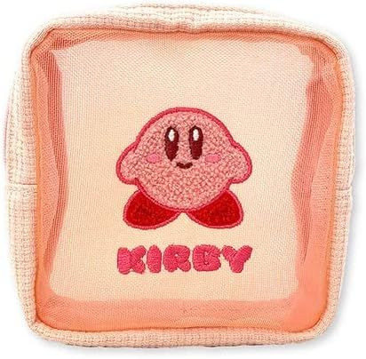 SK JAPAN Mesh Pouch Pink - Kirby