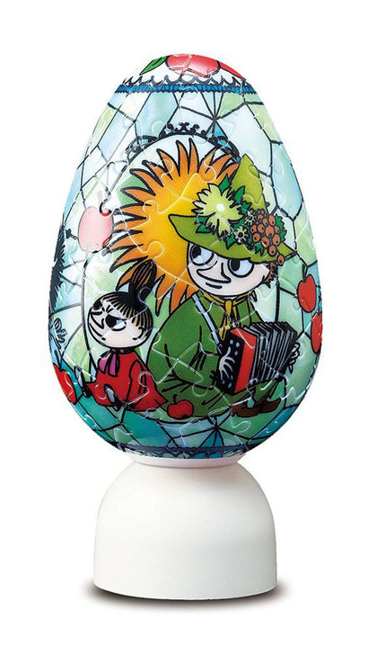 Yanoman 3D LED Easter Lantern Puzzle 2202-13 Moomin & Snorkmaiden (80 Pieces)