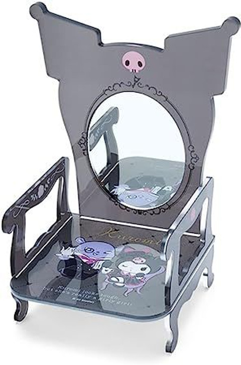 Sanrio Kuromi & Baku Chair-shaped Stand Mirror (Delusional Lady Kuromi)