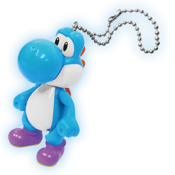 Morimotosangyo Super Mario Swing Mascot Ver.2 Blue Yoshi