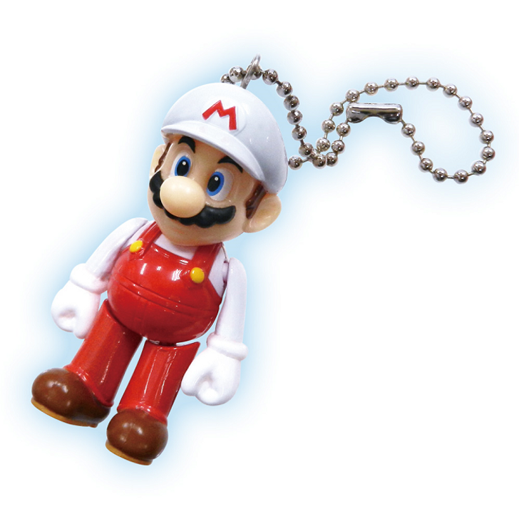 Super Mario Swing Mascot Ver.2 Fire Mario Keychain