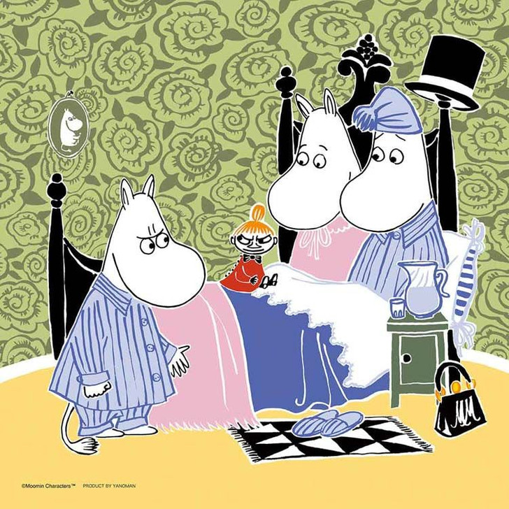 Yanoman 36-02 Jigsaw Puzzle Moomins Noisy Little My (Square Puzzle) (306 Pieces)