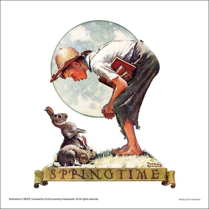 Yanoman 36-07 Jigsaw Puzzle Norman Rockwell Illustration Moonlight (Square Puzzle) (306 Pieces)