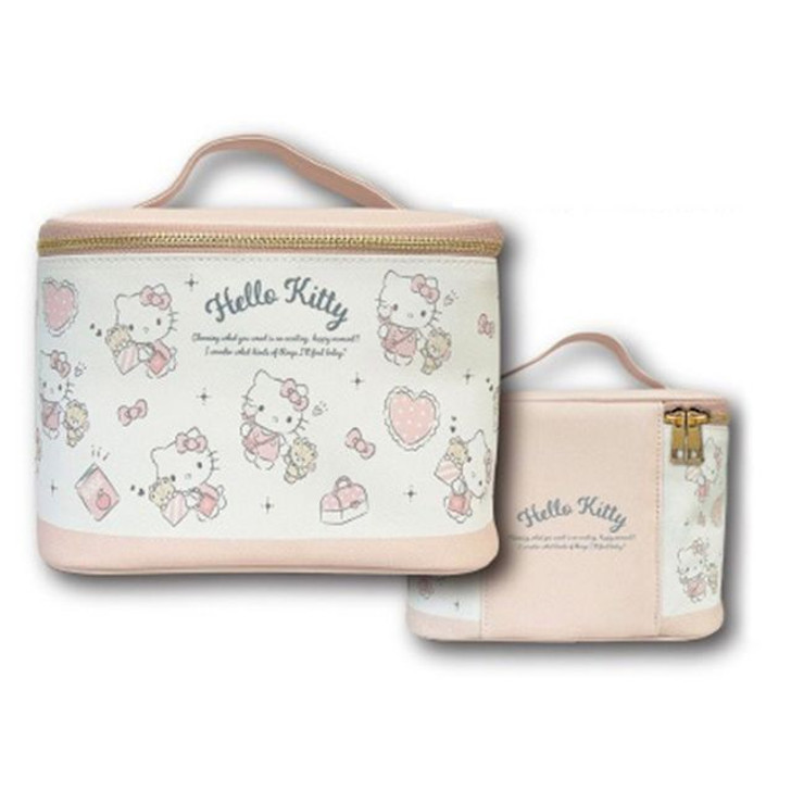 Hatakeyama Shoji Sanrio Vanity Pouch with Mirror Hello Kitty