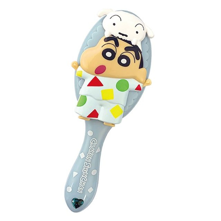 Morimotosangyo Crayon Shin-chan Die-cut Hair Brush - Pajamas