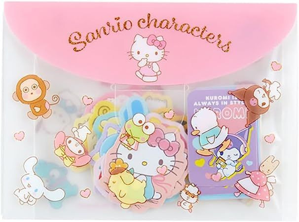 Sanrio Sanrio Characters Stickers and Case Set