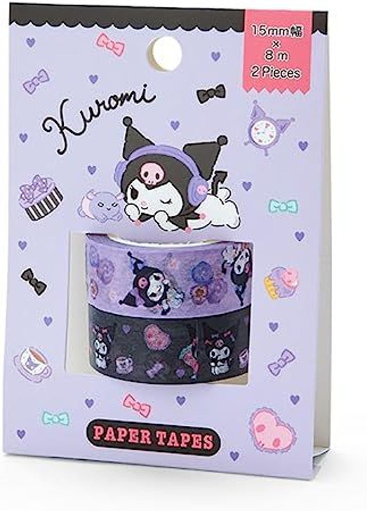 Sanrio Kuromi Paper Tape - Set of 2