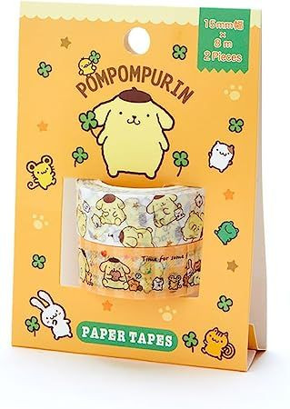 Sanrio Pom Pom Purin Paper Tape - Set of 2