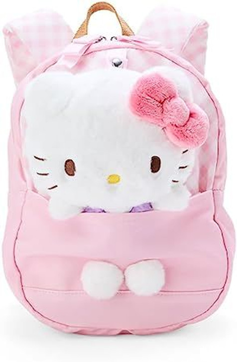 Sanrio Kids Backpack with Plush Toy - Hello Kitty