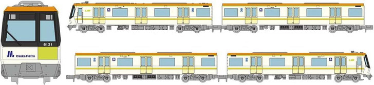 Tomytec Linear Subway Osaka Metro Series 80 (Nagahori Tsurumi-Ryokuchi Line/31 Configuration) 4 Cars Set B (N scale)