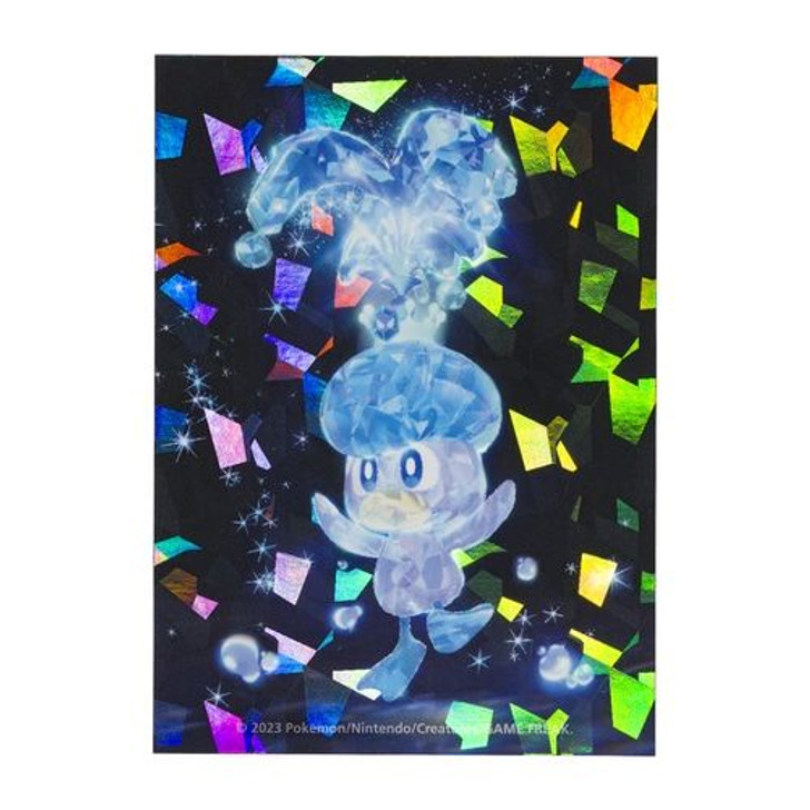 Pokemon Center Original Removable Sticker Water Terastal - Quaxly