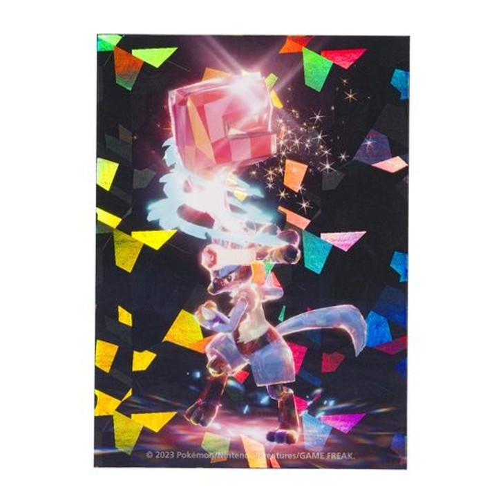 Pokemon Center Original Removable Sticker Fighting Terastal - Lucario