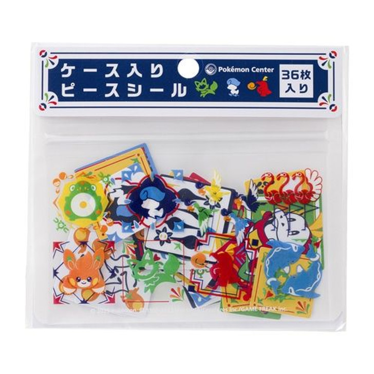 Pokemon Center Original Mini Stickers with Case - Paldea Tile