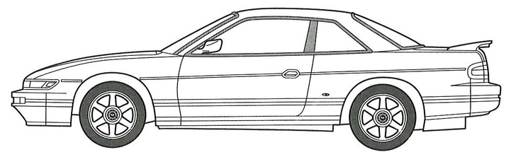 Fujimi 1/24 Naniwa Tomoare Series No.1 - Silvia Q's (S13) Gutsan Specification