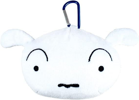 T's Factory Zipper Mascot with Carabiner Crayon Shin-chan Shiro