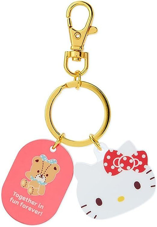 Sanrio Acrylic Face Shaped Keychain - Hello Kitty