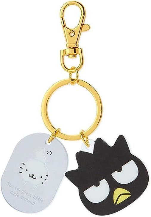 Sanrio Acrylic Face Shaped Keychain - Bad Badtz-Maru