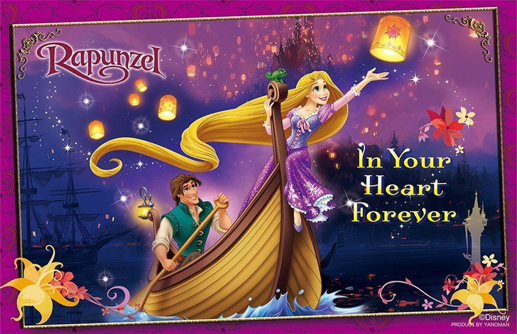 Yanoman Clear Stand Jigsaw Puzzle 2500-04 Disney Tangled Rapunzel (132 Pieces) (4979817324981)