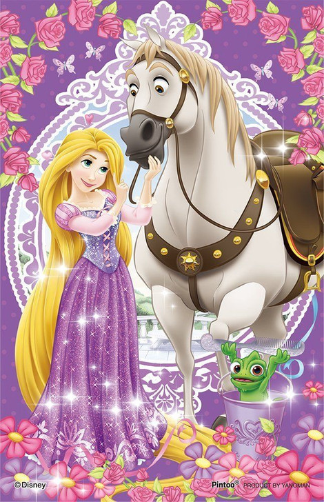 Yanoman Clear Stand Jigsaw Puzzle 2500-11 Disney Tangled Rapunzel (132 Pieces) (4979817325445)