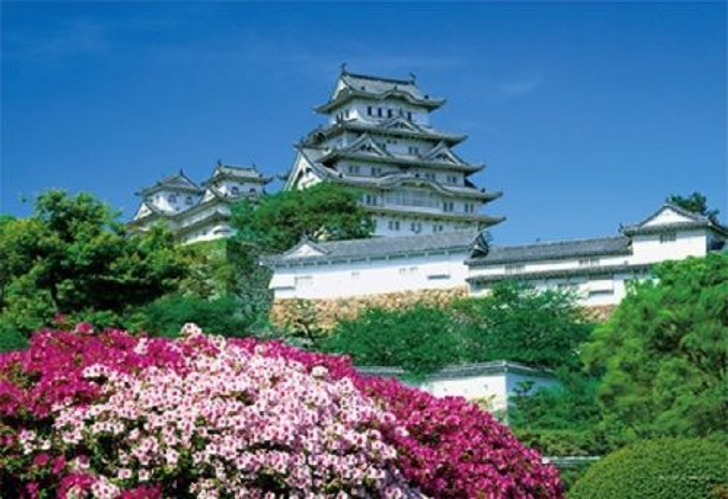 Yanoman Jigsaw Puzzle 01-2047 Japanese Scenery Himeji Castle (108 L-Pieces)