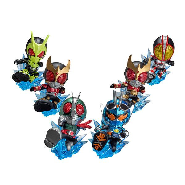 Bandai Tamashii Nations Box Kamen Rider ARTlized - Lets Go!! Rider Kick -6Pcs Complete Box