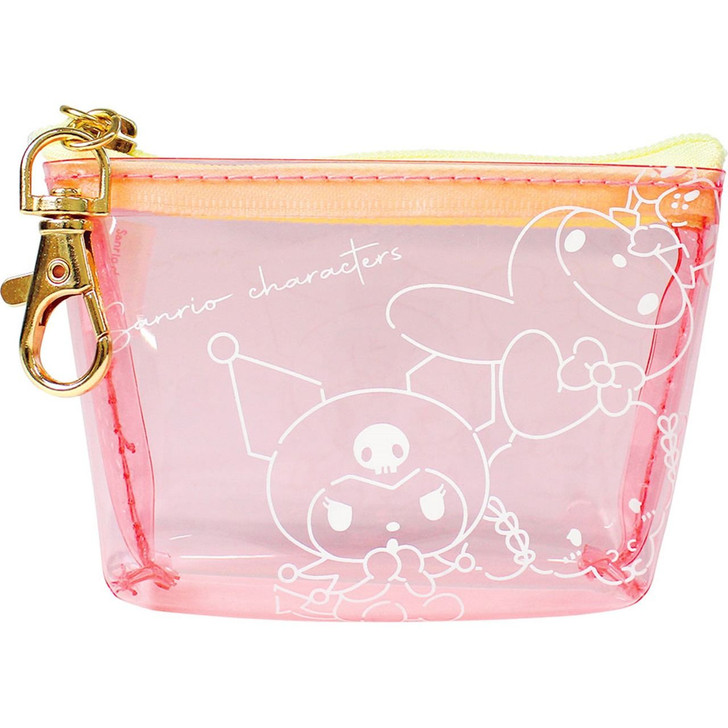 T's Factory Triangular Clear Pouch - My Melody & Kuromi