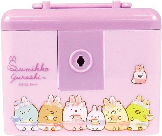 T's Factory Sumikko Gurashi 2-Tier Storage Box (with key) - Mysterious Rabbit Garden