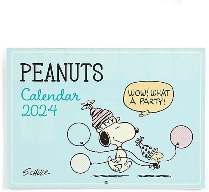 Sanrio Wall Calendar Snoopy 2024