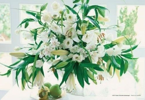 Yanoman Jigsaw Puzzle 03-788 Flower Art Pure Lily (300 Pieces) (4979817037881)