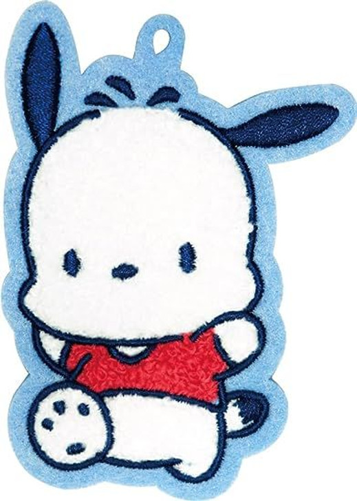 J's Planning Embroidered Cloth Patch Accessories with Clip - Sanrio Pochacco