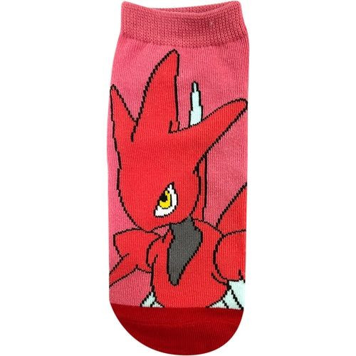 Pokemon Center Original Pokemon Center Ladies Socks - Carax Scizor Battle Stance (23~25cm)