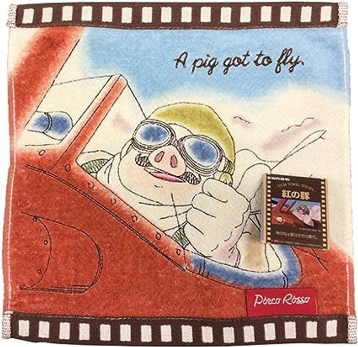 Marushin Studio Ghibli Mini Film Towel Porco Rosso Porco