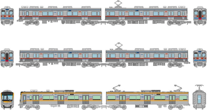Tomytec Keisei Electric Railway Type 3600 3100 Forwarding Train 6 Cars Set (N scale)