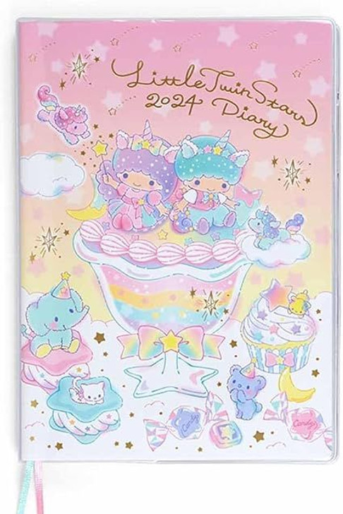 Sanrio B6 Diary 2024 Schedule Book -  Little Twin Stars