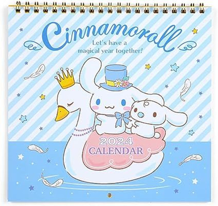 Sanrio Wall Calendar 2024 M Size - Cinnamoroll