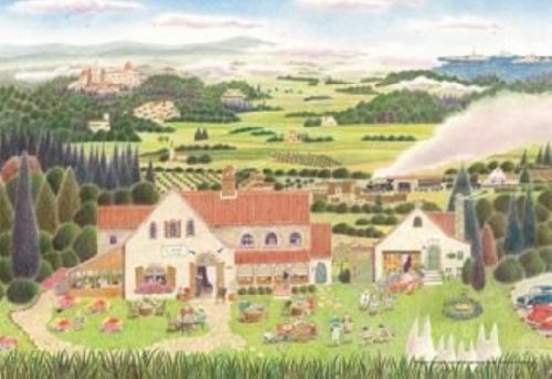 Yanoman Jigsaw Puzzle 03-823 Mikako Watanabe Illustration La fantasia(300 Pieces (4979817038239)