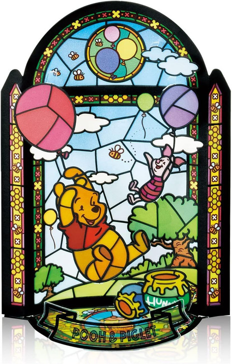 Kawada Kumi-tera Stained Glass Craft Kit Winnie the Pooh KT-010