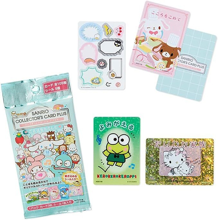 Sanrio Collector's Card Plus (Words Decoration Set) - Sanrio Characters
