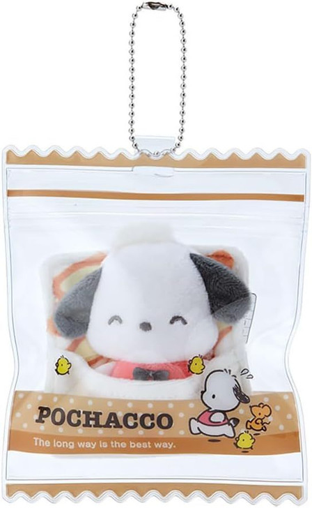 Sanrio Plush Mascot Holder - Pochacco (Sanrio Convenience Store Collection)