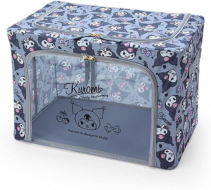 Sanrio Stackable & Foldable Storage Case with Window - Kuromi