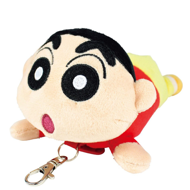 T's Factory Plush Mini Pouch - Lying Crayon Shin-chan