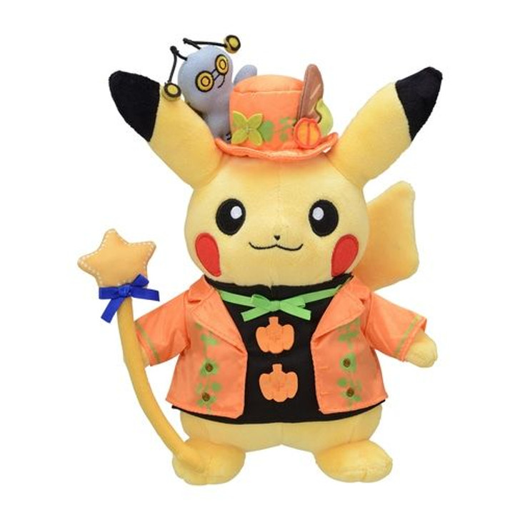 Pokemon Center Original Plush Doll Paldea Spooky Halloween Pikachu