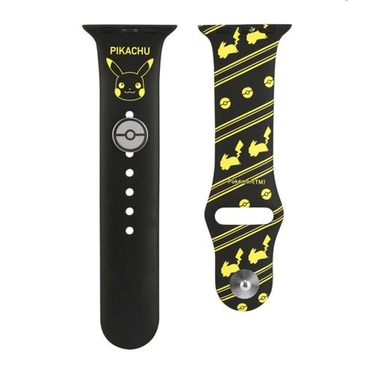 Pokemon Center Original Apple Watch 41/40/38mm Compatible Silicone Band - Pikachu