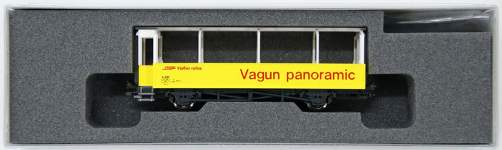 Kato 5253-2 Rhaetian Railway Open Panorama Passenger Car B2101 (N scale)