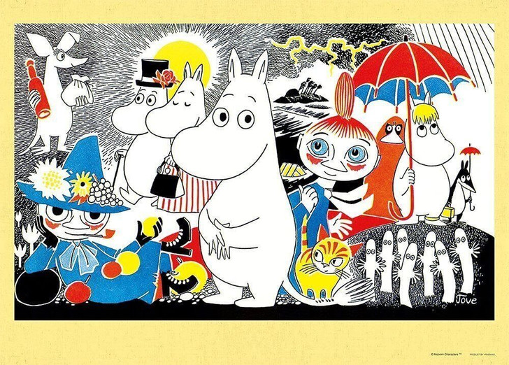 Yanoman Jigsaw Puzzle 05-991 Moomin Moominvalley (500 Pieces) (4979817059913)
