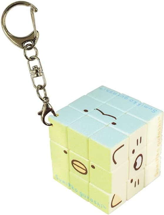 T's Factory Sumikko Gurashi Puzzle Cube Keychain - Face