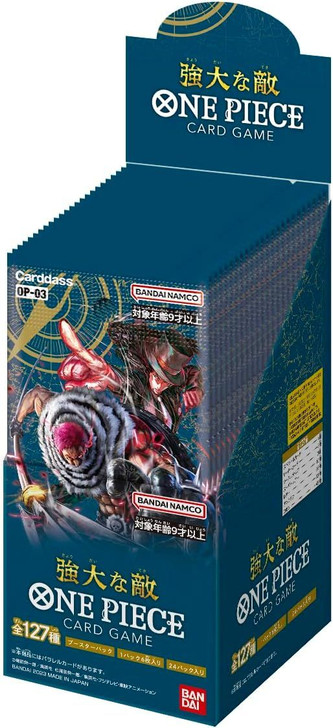 Bandai ONE PIECE Card Game Booster Pack Pillars of Strength OP-03 Booster Box