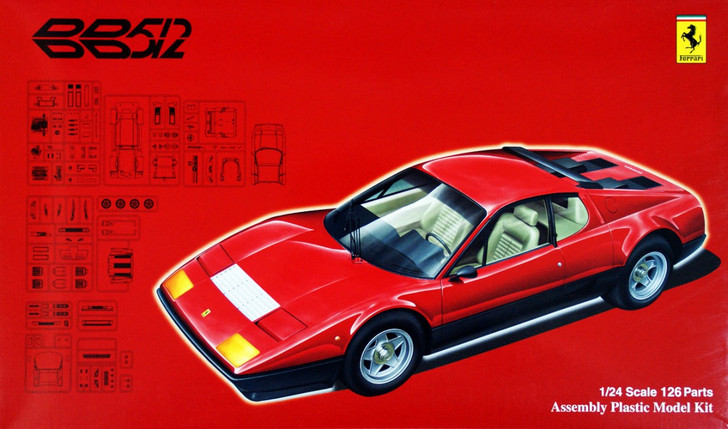 Fujimi RS-33 Ferrari 512 BB 1/24 Scale Kit 122786 (4968728122786)