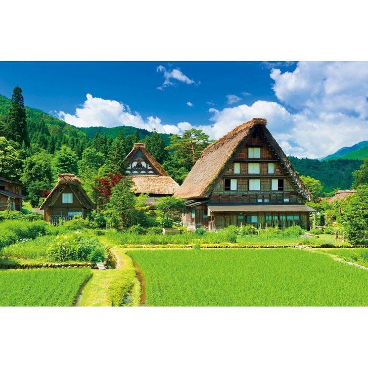 Yanoman Jigsaw Puzzle 10-1254 Japanese Scenery Shirakawa-go (1000 Pieces) (4979817132548)
