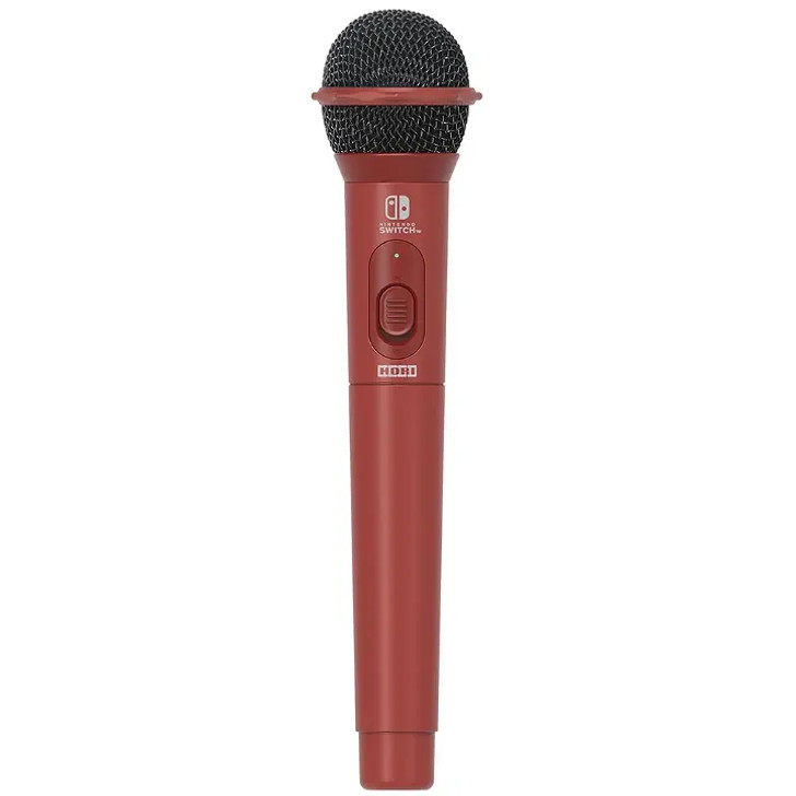 Hori Wireless Karaoke Microphone for Nintendo Switch Red (Nintendo Official Licensed)